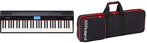 Roland Go:Piano GO-61P Piano Digitale, Connessione Wireless allo Smartphone, Nero & CB-GO61KP Borsa per il Trasporto di Tastiere a 61 tasti della Serie GO: GO:PIANO, GO:KEYS