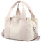 zhongningyifeng Damen-Handtasche, Schultertasche, klein, lässig, mit mehreren Taschen, Tragegriff, Crossbody-Einkaufstaschen, Weiss/opulenter Garten