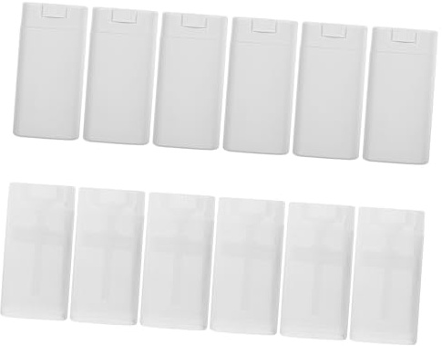 Mipcase 12 St Krämflaska Behållare Läppstift Tuber Behållare Oljeflaska Dispenser Flaska Krämflaskor Tomma Flaskor Läppstift Balsam Tuber Pp
