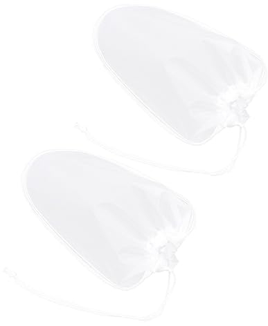 PRETYZOOM 2pcs Nylon Yogurt Strainer Bag Kefir Brew Filter Paint Strainer Pouches Fine Mesh for Repeated Use Leakproof Design