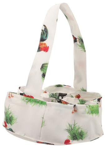 TOPBATHY Haltekorb zum Sammeln von Eiern Frischer Eierhalter Korb mit frischen Eiern Eierhalter für frische Eier Eiersammelbeutel für Erwachsene Tasche Schürze Taube Gänseeier Fräulein