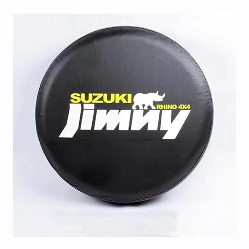 QWTYAFDD Housse Roue Secours de Voiture, pour Suzuki Jimny 2007-2017 Housse de Pneu de Couverture Roue Protection Antipoussière Imperméable,B 14in