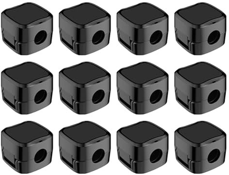 12Pcs Magnetic Charging Cable Organizer, Multipurpose Cable Holder Desk Organization for USB C Cables, Micro Cables