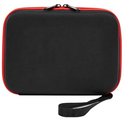 BABYVIVA Aufbewahrungstasche, Action-Kamera-Tragetasche, wasserdicht, tragbare Tasche, Aufbewahrungsbox für Pocket 3, schwarz / rot, 21x16x6cm