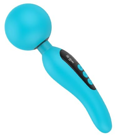 LYAMais Vibrator für Frauen massagestab vibrator spielzeug mit 9 Vibrationsmuster und 8 Geschwindigkeitsstufen klitoris vibration für frauen dildo vibrator Sexspielzeug für Frauen und Paare（Blau）