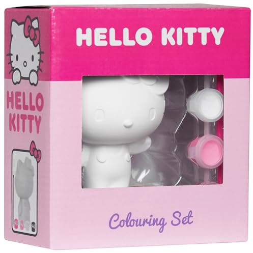 Hello Kitty DIY Figurine Set Paint Your Own Anime Plaster Figure Colouring Craft Kit for Kids Girls Teens Activity Set Painting Kit Kawaii Gifts for Girls