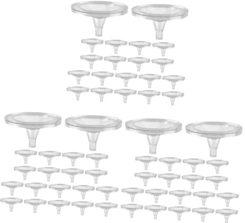 POPETPOP 60 Pcs Rocaille Fontaine Porte-Balle Fish Tanks Fontaine Boule De Cristal Rack Cristal Sphère Titulaire Boule De Cristal Stand Décoratif Boule De Cristal Titulaire Fontaine