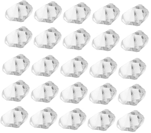 Luxshiny Octagon Beads for DIY Crafts Prism Links for Chandelier Replacement Sun Catcher Decor and Jewelry Making Clear Color Approx