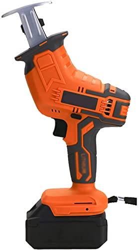 Bone Saw Machine, Electric Reciprocating Saws,Electric Butchers for Commercial Home, Hacksaw Handheld Cordless Tools for Cutting Meat/Bones,Cutter for Bone Fish Rib Meat,1battery+2sawtooth