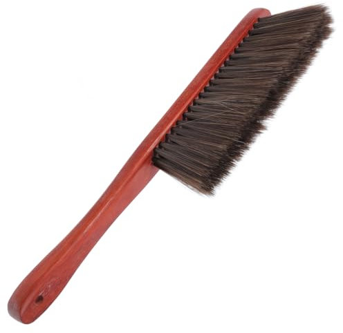 AUTSUPPL Wooden Handle Bristle Brush Indoor Sweeping Brush for Cleaning Soft Bristles Hand Tool
