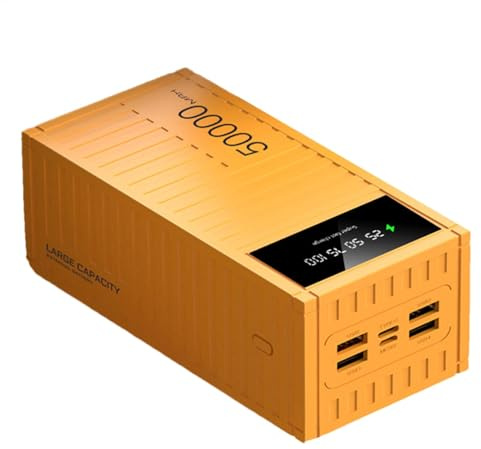 Portable Charger Bank, High-Capacity Power Bank, 50000mAh Battery Pack, 66W Fast Charging, Multifunctional Energy Bank, LED Display Charger, Outdoor Power Bank, Portable Phone Charger