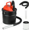 Hoteche Aspirateur à cendres 18 l 800 W – Aspirateur de cheminée avec filtre HEPA, puissance d'aspiration 16 KPA, tuyau de 1,3 m et tube en aluminium pour cheminée/poêles à granulés