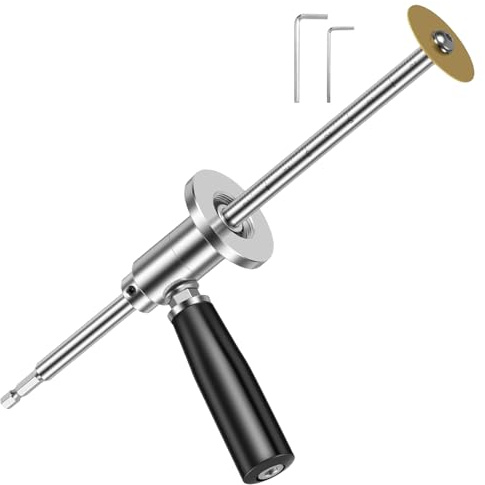 Interner Rohrabschneider – Innen-Rohrabschneider für PVC-Rohre, ergonomisches Handwerkzeug mit Schnitttiefeneinstellung 18 cm für Haushydraulik