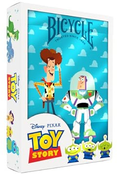 Bicycle Disney Toy Story inspirierte Spielkarten, mit Woody, Buzz Lightyear und mehr, Yellow