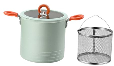 F Fityle Friteuse japonaise 3 L, poêle à frire, ustensile de cuisine pour cuisine extérieure, cuisses de poulet frites