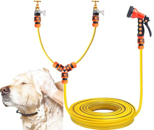 (19.6 feet) Mixer tap Hose Connector Outdoor Shower Dog Bath Garden Portable Dog Shower