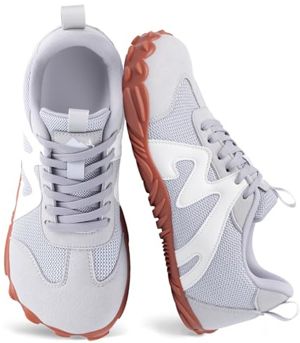 ELETON Barefoot Shoes Womens Mens Casual Sneakers, Wide Toe Running Shoes Boots Sneakers Unisex, Zero Drop Comfortable & Non-Slip Barefoot Vitality Shoe for Walking Hiking Pair