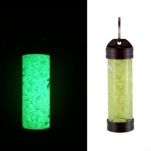 Scuba Dive Signal Light - Indicatore lampeggiante ad alta visibilità per immersioni notturne, in lega di alluminio, 75 x 22 x 22 mm, 35 g (verde/arancione/nero)