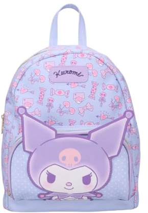 mybagstory | Barnryggsäck med en favorithjälte | idealisk dagis och skolutflykter | justerbara remmar | ultrabeständig polyester | Mått 26 x 22 x 11 cm, Kuromi - lila, barn, Klassisk