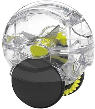 1 ST rullande hjul Design manuell vitlökshackare Multifunktionell handrulle Kross Kross Praktisk tillbehör for hushållskök