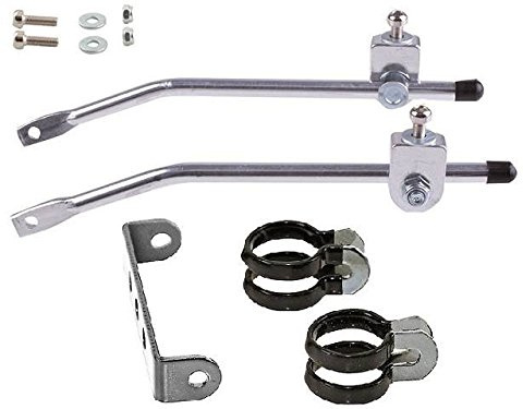 Fahrrad Gepäckträger Universal Befestigung Set - Silber - Aluminium - 30 Kilogramm Tragfähigkeit -