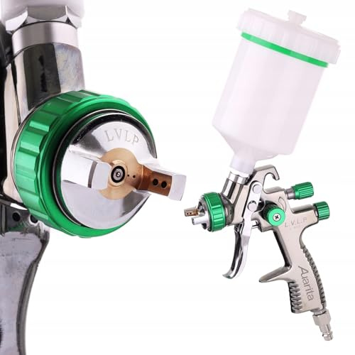 Auarita LVLP Technology Pistola a Spruzzo L-898 Ugello 1,3 mm Durevole 600 ml Capacità Per Dipingere Tre Modalità di Regolazione Strato di Vernice Molto Sottile Estremamente Preciso