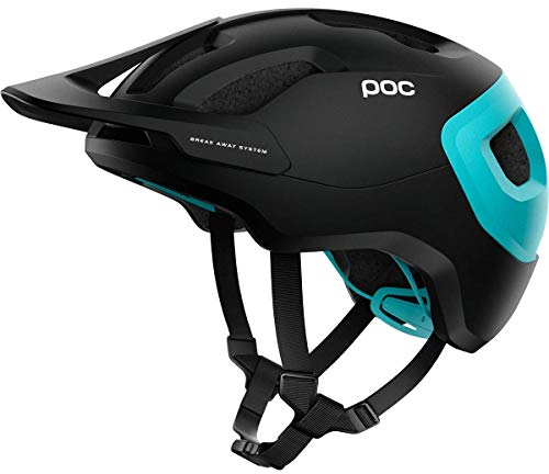 POC Unisex-Adult Axion Spin Helm, Uranium Black/Kalkopyrit Blue Matt, MLG
