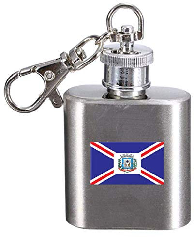 Porte-clés flasque gravé Campo Largo City South Region Drapeau