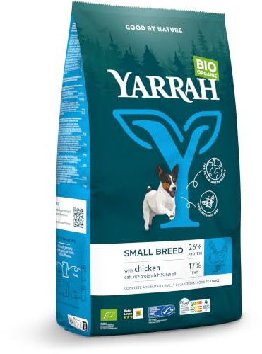 Yarrah Bio Hund Trockenfutter Erwachsene & Welpe Kleine Rasse Huhn 1 x 2000 g