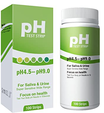 1000er Set EWANTO pH-Teststreifen in Aufbewahrungsdose Speichel- und Urintest Messbereich pH 4,5 - pH 9,0 hoch empfindlich pH Wert Indikatorpapier Lackmuspapier mit Farbkarte großes Messspektrum