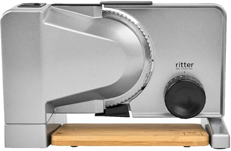 ritter serano 8 Cortafiambres y rebanadora de pan eléctrica de metal macizo, Made in Germany