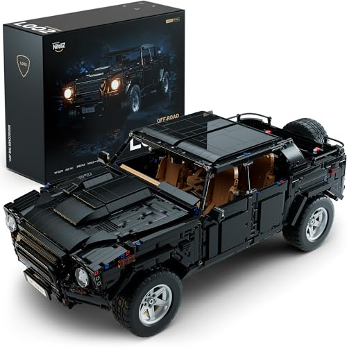 Nifeliz L002 Geländewagen​ Bauspielzeugset, Technikal Klemmbausteine Off-Road Automodell, Sammlerstück zum Austellen als Home- oder Büro-Deko, Geschenk für Erwachsene Männer (3983 Teile, NF10274)