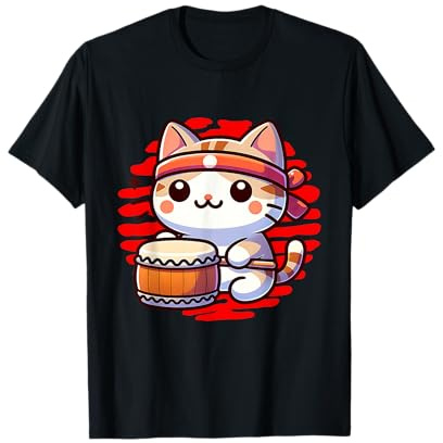 Traditionelle Japanische Taiko Trommel T-Shirt