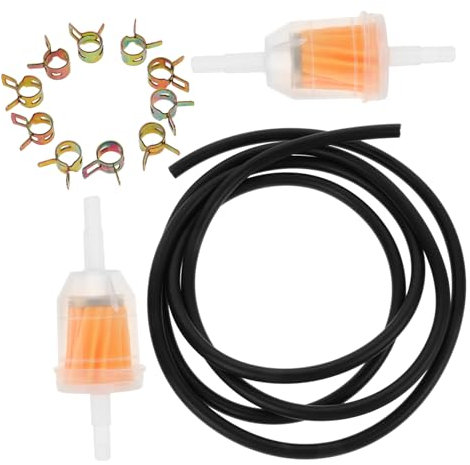 iplusmile Kraftstoffleitungsschlauch Für Motorräder Benzinschlauchkit Mit Filter Und Klemmen Gummi-kraftstoffschlauch Für Kleine Motoren Einsetzbar