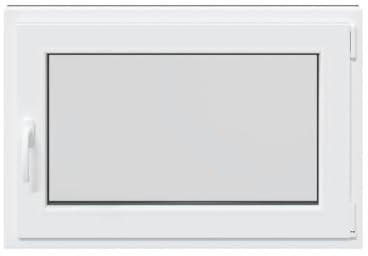 vidaXL Finestra per Seminterrato RISOR 60x80cm Anta Ribalta DIN Destra