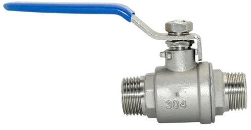Sicherheitsventil Edelstahlventil 1/4 3/8 1/2 3/4 1 2 BSP Innen- und Außengewinde Wasser Gas Öl Schalter Fitting Adapter Überdruckventil(1-1/2)