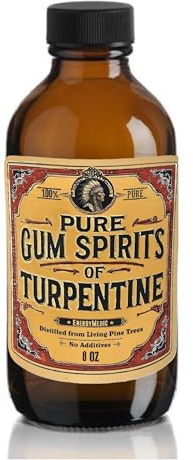 100% Pure Gum Spirits of Turpentine 8 oz