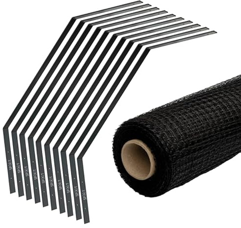 Katzennetz 1 x 20 Meter inklusive Bügel - Sparset