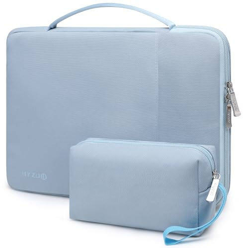 HYZUO 14-15 Tum Laptopväska Fodral för MacBook Air M5 A3448, Blek Blå