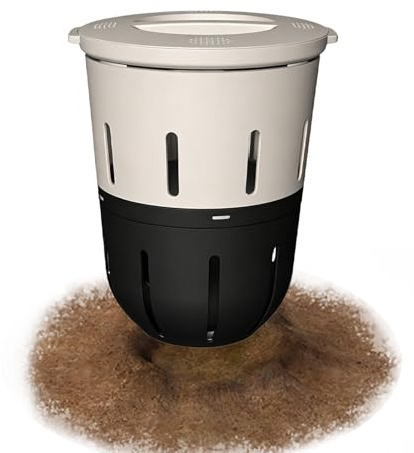 Compostador de Granja Enterrado,Compostador para Jardín de 12,5 litros - Pequeño Recipiente para Lombricompostaje | para jardineros, cultivadores, dueños, Principiantes, proyectos Escolares,