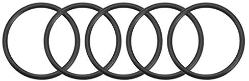 sourcing map 5 Stück Dichtung O Ringe 44mm AD, 37,8mm ID, 3,1mm Breite Nitrilkautschuk Metrische Dichtungsringe Gummi Unterlegscheiben für Wasserhahn Druckleitungen Öl Säure Beständig Schlauch