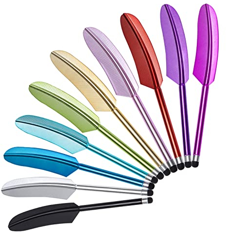 Touchscreen Stylus Pen, Universal Eingabestift Schlanke Feder Stifte Kapazitive für Handy Tablets, iPad mini, iPad Pro, iPad Air, Smartphones,10 Stück