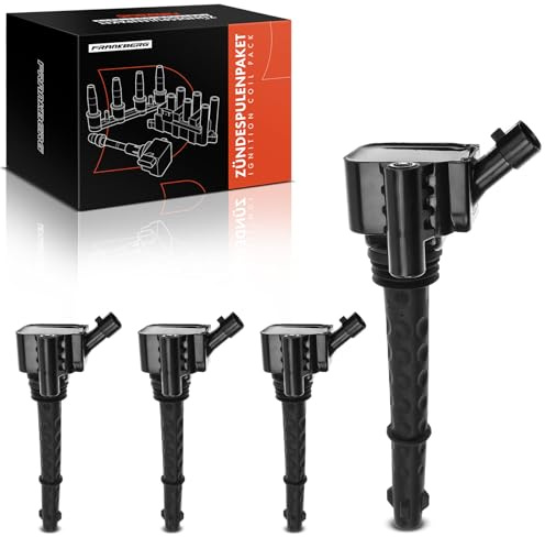 Frankberg 4x Bobines d'allumage Compatibles avec Giulietta 1.4L 2010-2018 aveco 1.4L 2009-2018 Punto 1.4L 2008-2022 500X Bravo II Renegade Delta III Remplacer# 55229959
