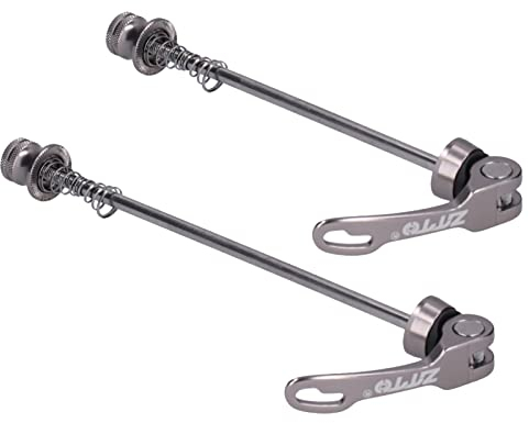 SPYMINNPOO Sattelstützenspieß, Schnellspanner Fahrradspieße Vorne Hinten Zubehör Rennrad Mountainbike Sattelklemme Werkzeugsätze(Titan)