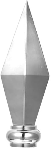 Cabilock Fahnenmast Kopf Fahnenstange Kappe Reparatur Zubehör Set Aluminiumlegierung Flag Pole Topper Fahnenkopf Fahnenspitze für Outdoor Indoor Fahnenstange Dekoration Kugeln