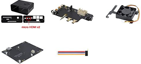 FUWIND Kit NASPi+ in metallo+scheda di espansione X823+scheda X-C1 sostituzione ventola PWM per Raspberry Pie SATA HDD/SSD Hard Disk NAS Storage Server