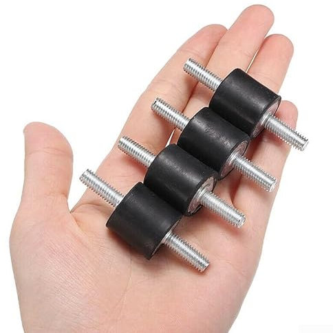 Vibrationsdämpfendes Gummipuffer Set für M5 M6 M8 Silent Block für maximale Geräuschreduzierung (M6)