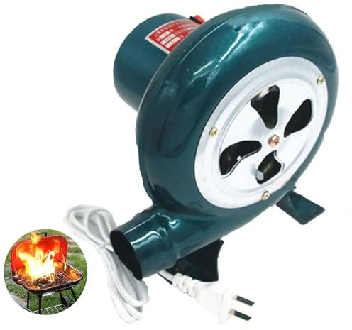 Elektrisk smed smide BBQ luftfläkt, centrifugalgrillar fläktar, kompakt och energieffektiv kommersiell luftfläkt, kraftig studshusfläkt, utomhus centrifugalgjutjärnsfläkt (80 W)