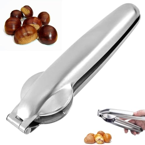 pelamatic - Cortador de Castañas Manual | Acero Inoxidable Resistente | Sistema de Corte Cruzado | Ergonómico y Compacto | Ideal para Castañas y Nueces
