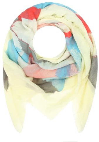 Majea - Dreieckstuch Damen-Halstuch, Schal Scarf Stola Quadratischer Schal Damen (880070) (gelb 6)